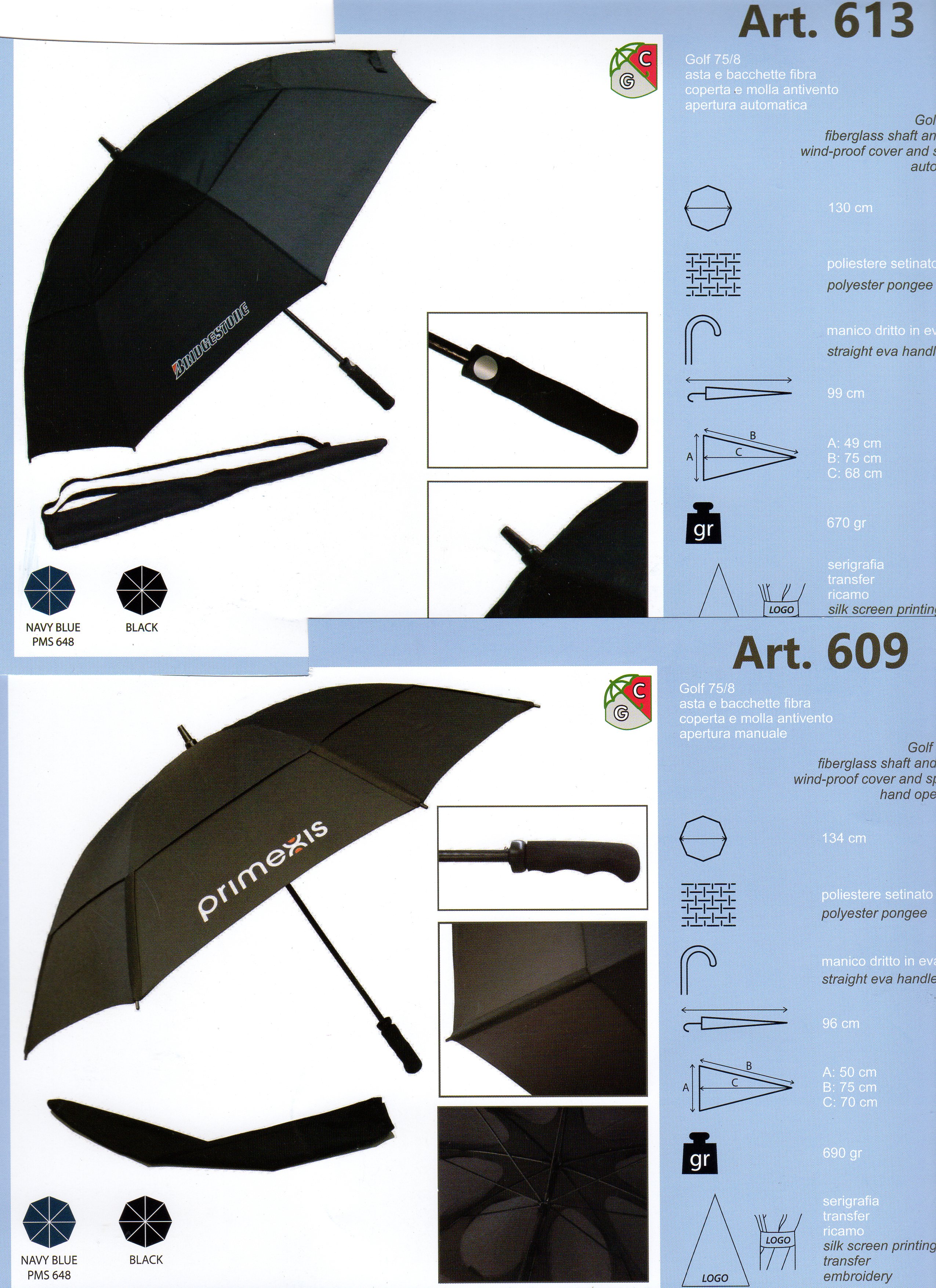 OMBRELLI PROMOZIONALI - Presso di noi puoi trovare qualsiasi soluzione per promuovere la tua azienda.
Dall'ombrello pieghevole, all'ombrello maxi, in ogni colore e caratteristiche richieste.
Personalizzazione con il marchio della vostra azienda applicata su uno o più spicchi dell'ombrello.
Preventivi gratuiti e personalizzati